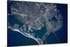 Satellite view of sea port, St. Petersburg, Florida, USA-null-Stretched Canvas