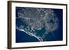 Satellite view of sea port, St. Petersburg, Florida, USA-null-Framed Photographic Print