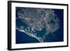 Satellite view of sea port, St. Petersburg, Florida, USA-null-Framed Photographic Print