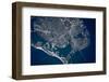 Satellite view of sea port, St. Petersburg, Florida, USA-null-Framed Photographic Print