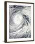 Satellite View of Super Typhoon Vongfong in the Philippine Sea-null-Framed Photographic Print