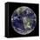 Satellite View of the Americas on Earth Day-null-Framed Stretched Canvas