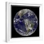 Satellite View of the Americas on Earth Day-null-Framed Premium Photographic Print