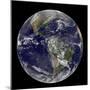 Satellite View of the Americas on Earth Day-null-Mounted Premium Photographic Print