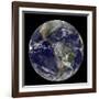 Satellite View of the Americas on Earth Day-null-Framed Photographic Print