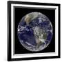 Satellite View of the Americas on Earth Day-null-Framed Photographic Print