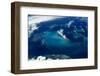 Satellite view of the Bahamas-null-Framed Photographic Print