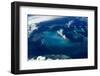 Satellite view of the Bahamas-null-Framed Photographic Print