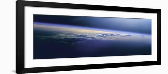 Satellite View of the Earth-null-Framed Photographic Print