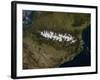 Satellite View of the Pyrenees Mountains-null-Framed Photographic Print