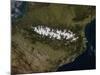 Satellite View of the Pyrenees Mountains-null-Mounted Photographic Print