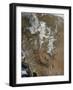 Satellite View of the Rocky Mountains-null-Framed Photographic Print