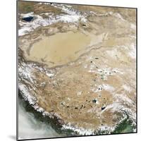 Satellite View of the Tibetan Plateau-Stocktrek Images-Mounted Photographic Print