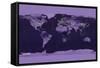 Satellite View of the World Showing Electric Lights and Usage-Goddard Space Center-Framed Stretched Canvas