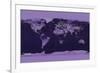 Satellite View of the World Showing Electric Lights and Usage-Goddard Space Center-Framed Premium Giclee Print