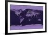 Satellite View of the World Showing Electric Lights and Usage-Goddard Space Center-Framed Premium Giclee Print