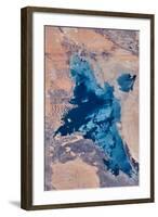 Satellite view of Toshka Lakes near Aswan, Egypt-null-Framed Photographic Print