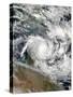 Satellite View of Tropical Cyclone Ita-null-Stretched Canvas