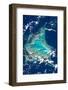 Satellite view of Turks and Caicos Islands-null-Framed Photographic Print