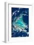 Satellite view of Turks and Caicos Islands-null-Framed Photographic Print