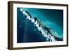 Satellite view of Turks and Caicos Islands-null-Framed Photographic Print