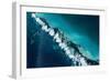 Satellite view of Turks and Caicos Islands-null-Framed Photographic Print