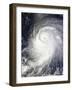 Satellite View of Typhoon Neoguri in the Pacific Ocean-null-Framed Photographic Print