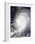 Satellite View of Typhoon Neoguri in the Pacific Ocean-null-Framed Photographic Print