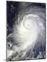 Satellite View of Typhoon Neoguri in the Pacific Ocean-null-Mounted Photographic Print