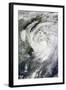 Satellite View of Typhoon Neoguri over the East China Sea-null-Framed Photographic Print