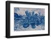 Satellite view of Urai River, West Kazakhstan Province, Kazakhstan-null-Framed Photographic Print