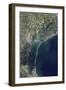 Satellite View of Venice and the Venetian Lagoon-null-Framed Photographic Print