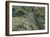 Satellite View of Warsaw, Poland-null-Framed Premium Photographic Print