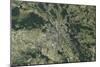 Satellite View of Warsaw, Poland-null-Mounted Premium Photographic Print