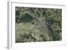 Satellite View of Warsaw, Poland-null-Framed Photographic Print