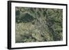 Satellite View of Warsaw, Poland-null-Framed Photographic Print