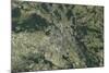 Satellite View of Warsaw, Poland-null-Mounted Photographic Print