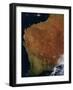 Satellite View of Western Australia-Stocktrek Images-Framed Photographic Print