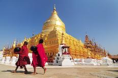 Shwezigon Paya, Bagan, Myanmar.-Sathitanont N-Mounted Photographic Print