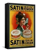 Satin Skin Powder, circa 1900-null-Framed Stretched Canvas