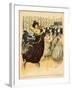 Satire of a Salon Musical Evening from the Back Cover of 'Le Rire', 17th December 1898-G. Kadell-Framed Giclee Print