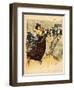 Satire of a Salon Musical Evening from the Back Cover of 'Le Rire', 17th December 1898-G. Kadell-Framed Giclee Print