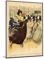 Satire of a Salon Musical Evening from the Back Cover of 'Le Rire', 17th December 1898-G. Kadell-Mounted Giclee Print