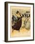 Satire of a Salon Musical Evening from the Back Cover of 'Le Rire', 17th December 1898-G. Kadell-Framed Giclee Print