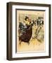 Satire of a Salon Musical Evening from the Back Cover of 'Le Rire', 17th December 1898-G. Kadell-Framed Premium Giclee Print