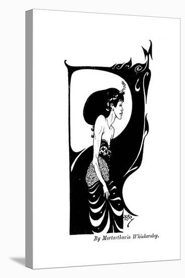 Satire on Art of Aubrey Beardsley-null-Stretched Canvas