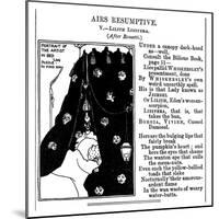 Satire on Art of Aubrey Beardsley-null-Mounted Art Print