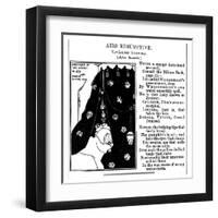 Satire on Art of Aubrey Beardsley-null-Framed Art Print