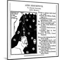 Satire on Art of Aubrey Beardsley-null-Mounted Art Print