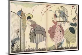 Satire on the Current "Peacock" Modes-Gerda Wegener-Mounted Photographic Print